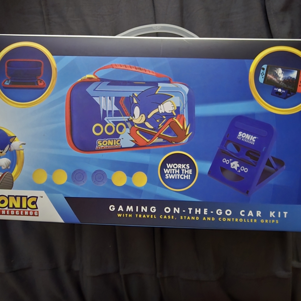 Sonic the Hedgehog Gaming On-The-Go Car Kit - Blue